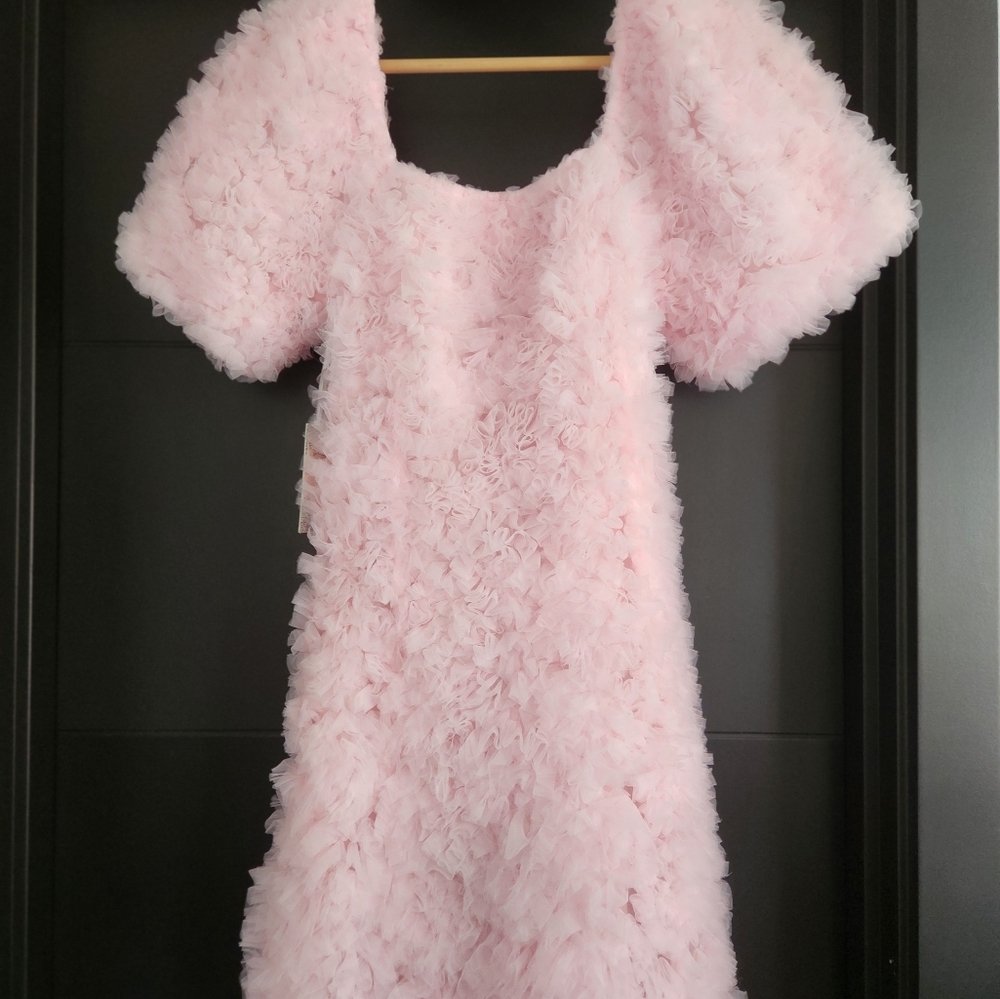 Tuckernuck Pink Textured Cora Mini Dress - Pink / S